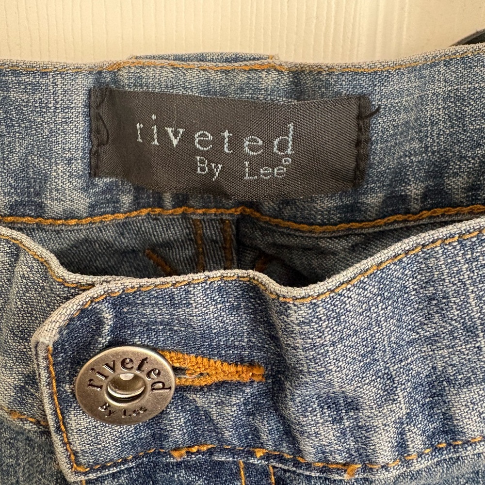 Riveted By Lee NWT Plus Size 18W High Rise Straight Leg Jeans Stretch w/ Belt - Picture 6 of 6
